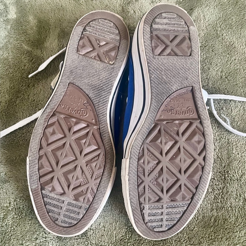 Blue Converse High-Top Sneakers - Picture 6 of 6